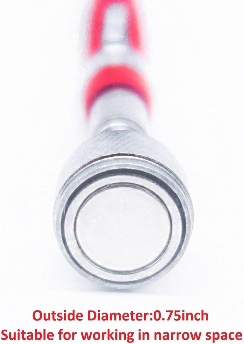 VASTOOLS Telescopic Magnetic Pickup Tool,10LB Magnet Stick, 30" Extendable Magnet with Pocket Clip - Image 5
